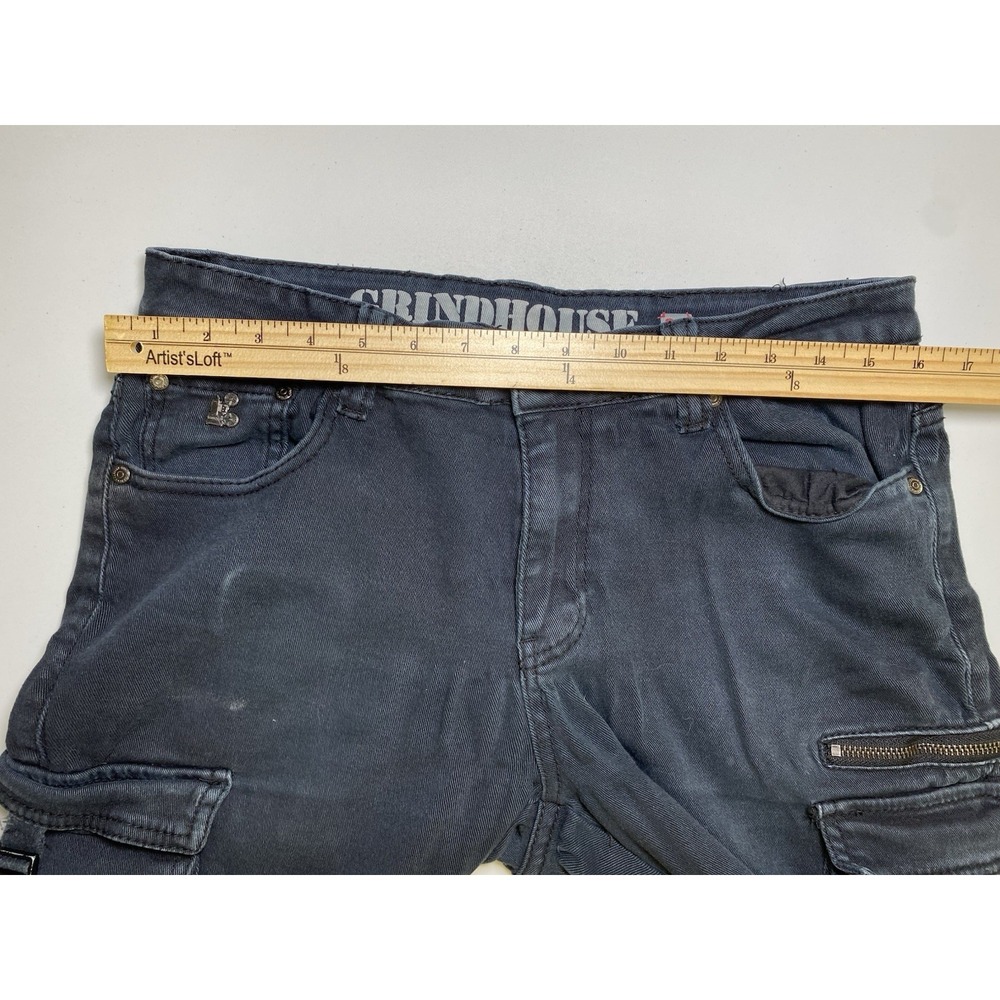 Grindhouse Men's Jeans Size 32/32 Street Wear Gorpcore Punk Tactical Pockets Y2K - Picture 11 of 16
